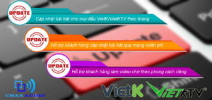 Cập nhật bài hát VietK - VietKTV