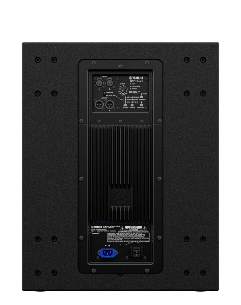 Công suất âm thanh của loa Yamaha DXS15mkII Công suất âm thanh của loa Yamaha DXS15mkII