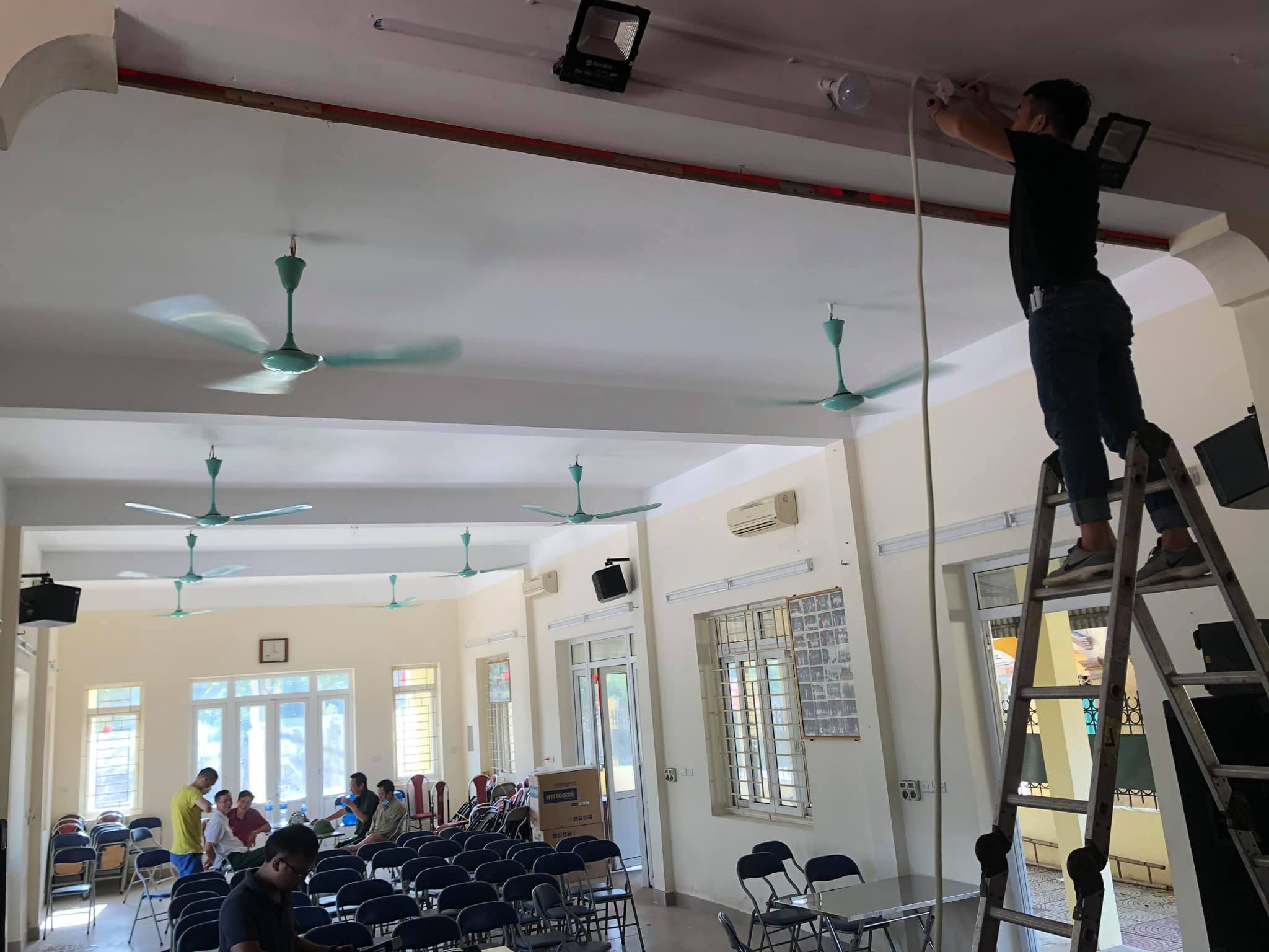 Lắp đặt âm thanh cho tổ dân phố