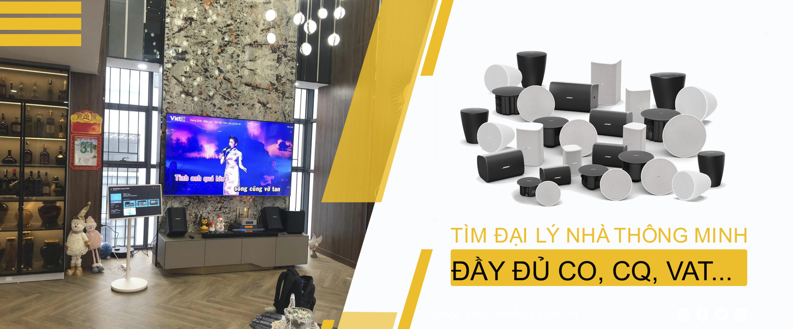 Tìm đại lý âm thanh cho nhà thông minh - smarthome