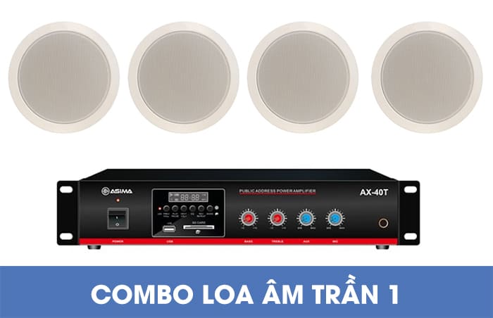 Combo loa âm trần giá rẻ
