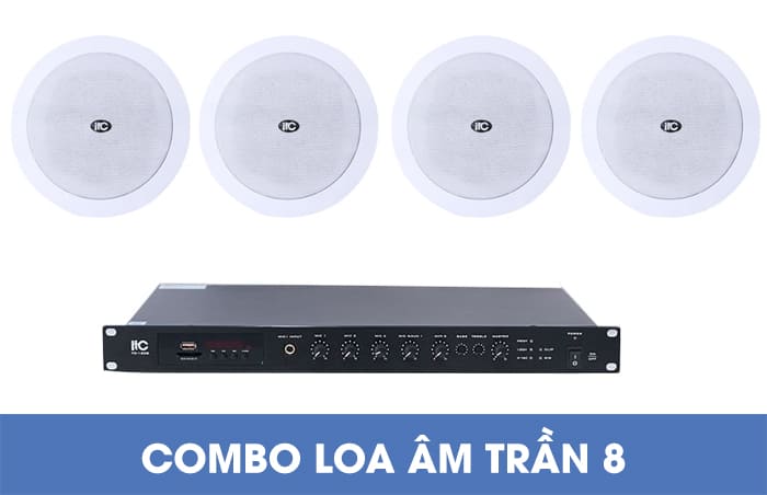 Trọn bộ loa âm trần cho lớp học