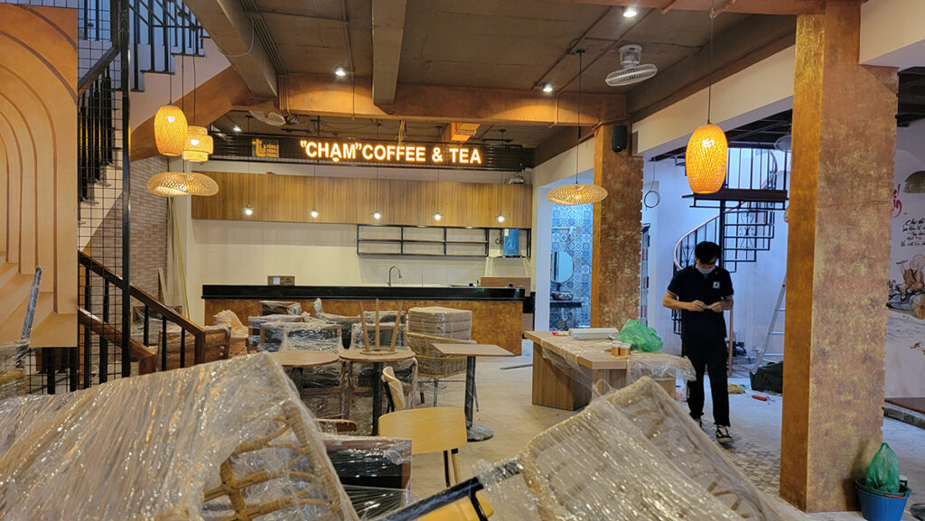 Dự án quán cafe Chạm coffee 1 Dự án quán cafe Chạm coffee