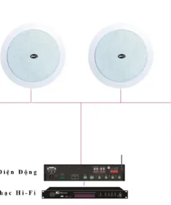 Loa ITC C-630W cho âm thanh quán cà phê 2 4 loa ITC C 630W cho am thanh quan cafe