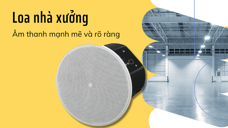 Loa nhà xưởng cho âm thanh mạnh mẽ
