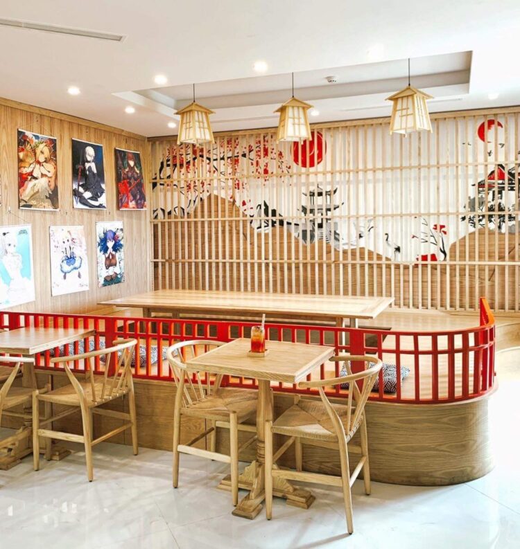 Hình ảnh quán cà phê phong cách Nhật Bản sự kết hợp hoàn hảo giữ tinh tế và thanh tịnh, mang lại nguồn ý tưởng cho chủ quán cafe.