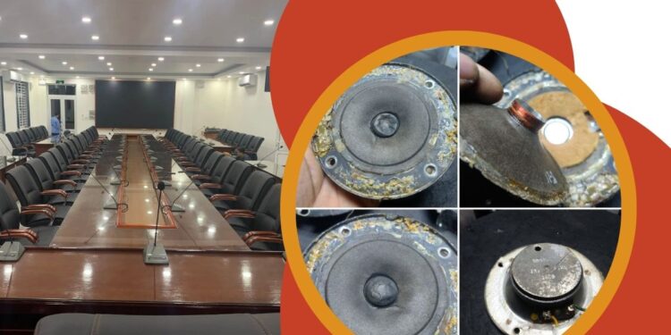 📶 Hệ thống âm thanh phòng họp không kết nối được Wi-Fi – Đừng để mất kết nối làm gián đoạn cuộc họp! Kết nối mượt mà, truyền tải sắc nét!